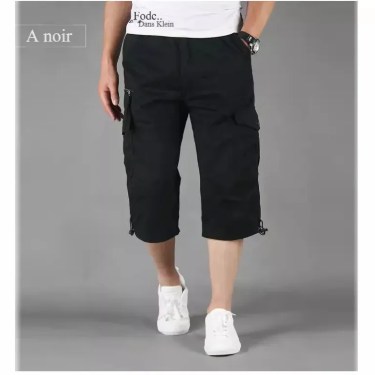 Pantalons courts multi-poches pour hommes