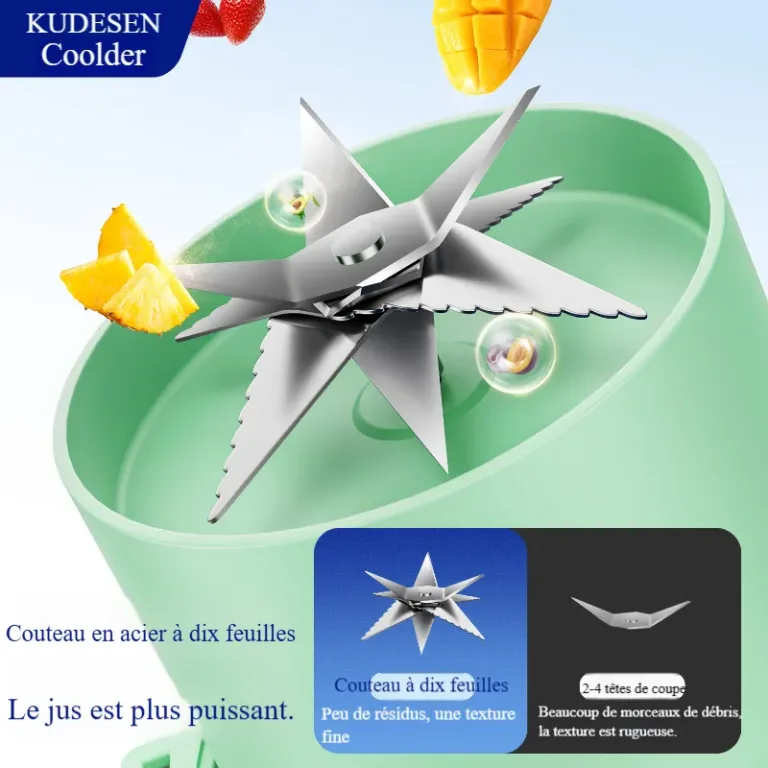 Ton Ton Bucket Juicer Extracteur de jus sans fil Portable