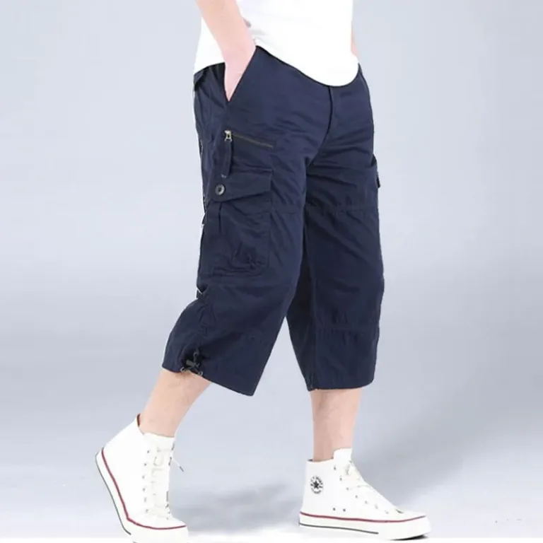 Pantalons courts multi-poches pour hommes