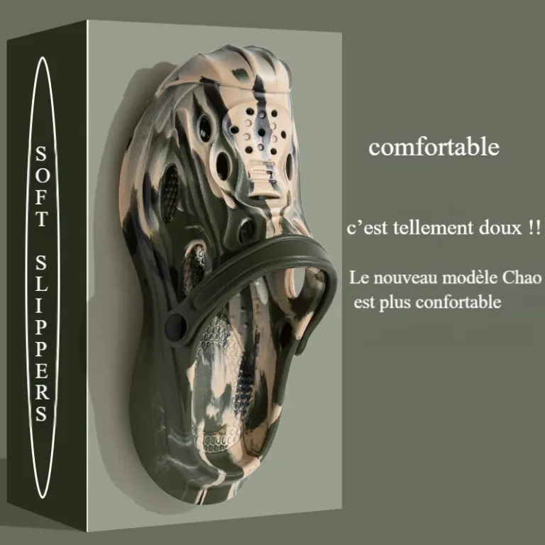 Chaussures à  Eva Baotou avec trous pour hommes