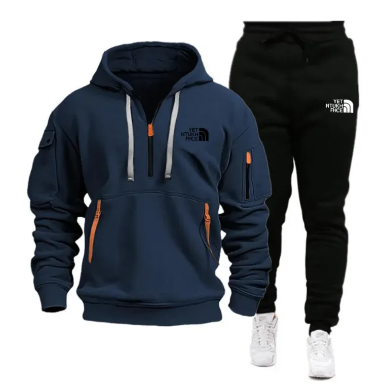 Sweat-shirt à capuche et fermeture éclair multi-poches