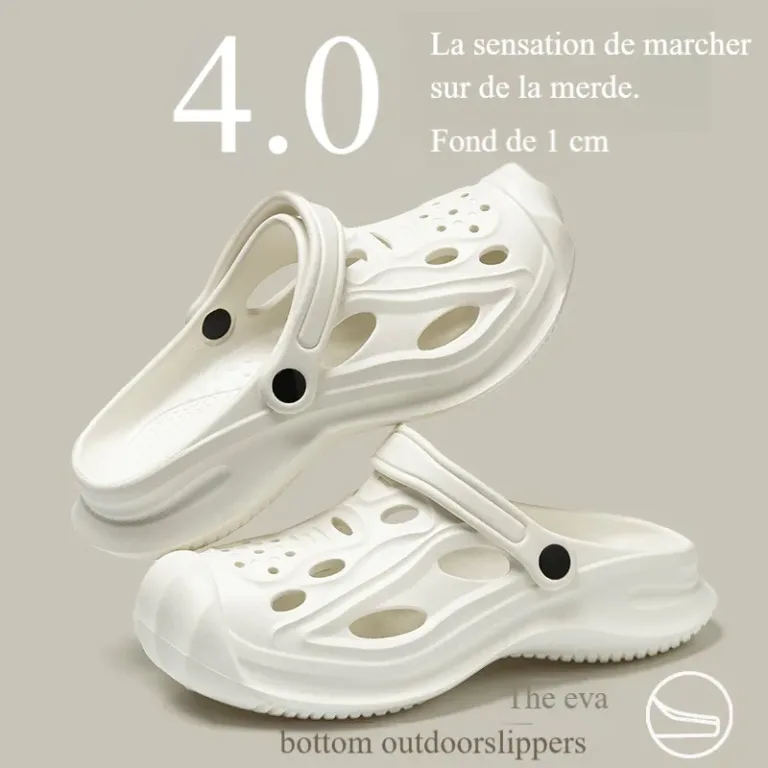Chaussures à  Eva Baotou avec trous pour hommes