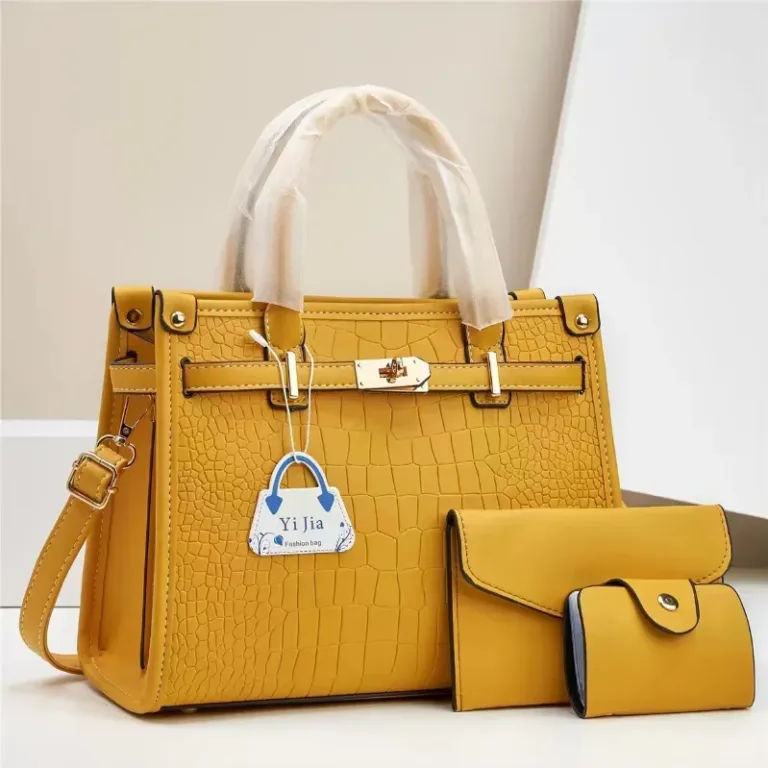Ensemble de trois sacs à main tendance style occidental