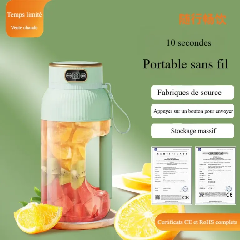 Ton Ton Bucket Juicer Extracteur de jus sans fil Portable