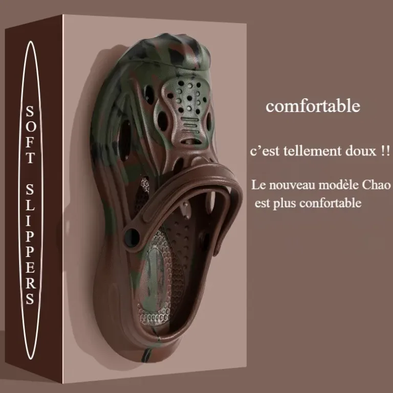 Chaussures à  Eva Baotou avec trous pour hommes
