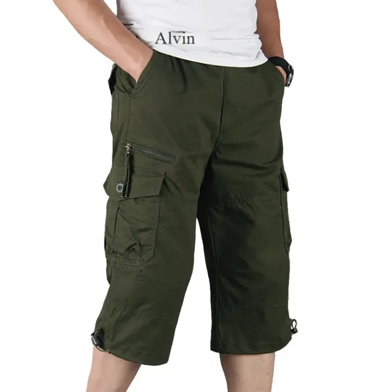 Pantalons courts multi-poches pour hommes