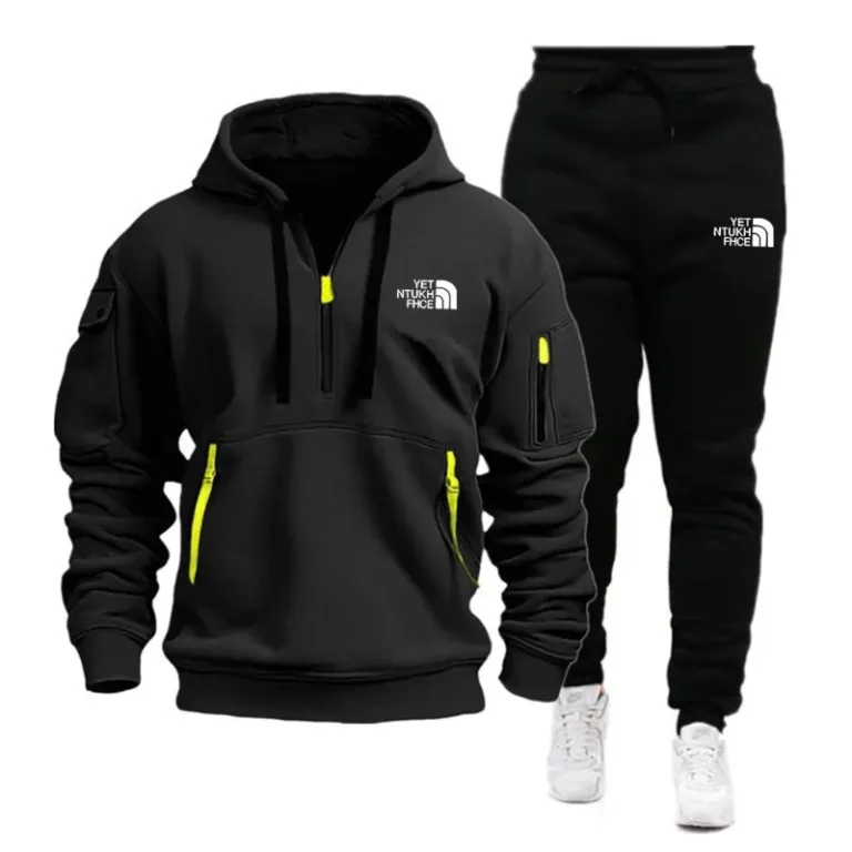 Sweat-shirt à capuche et fermeture éclair multi-poches