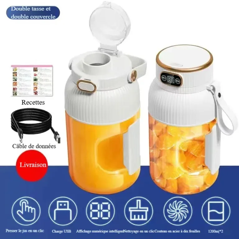 Ton Ton Bucket Juicer Extracteur de jus sans fil Portable