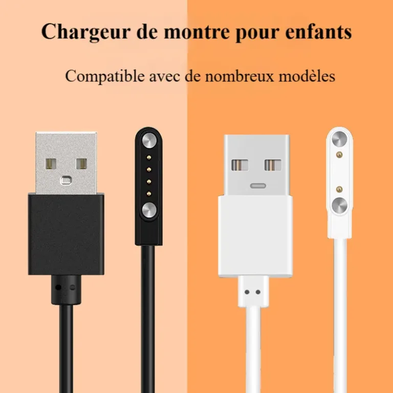 Câble de chargement magnétique pour montre connectée