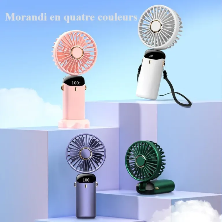 Mini ventilateur portable USB pliable
