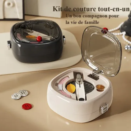 Boîte à couture magnétique portable domestique