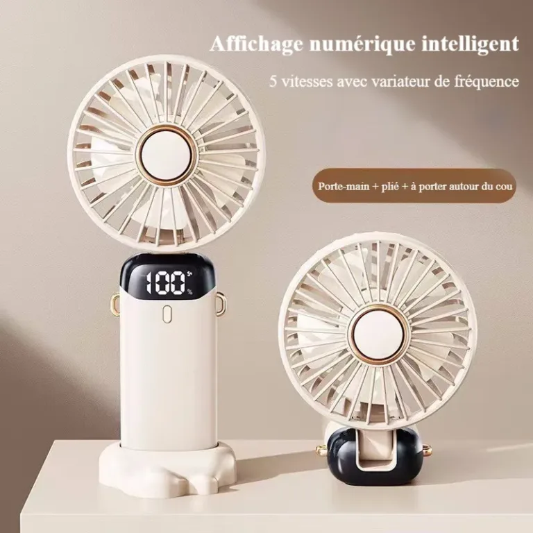 Mini ventilateur portable USB pliable