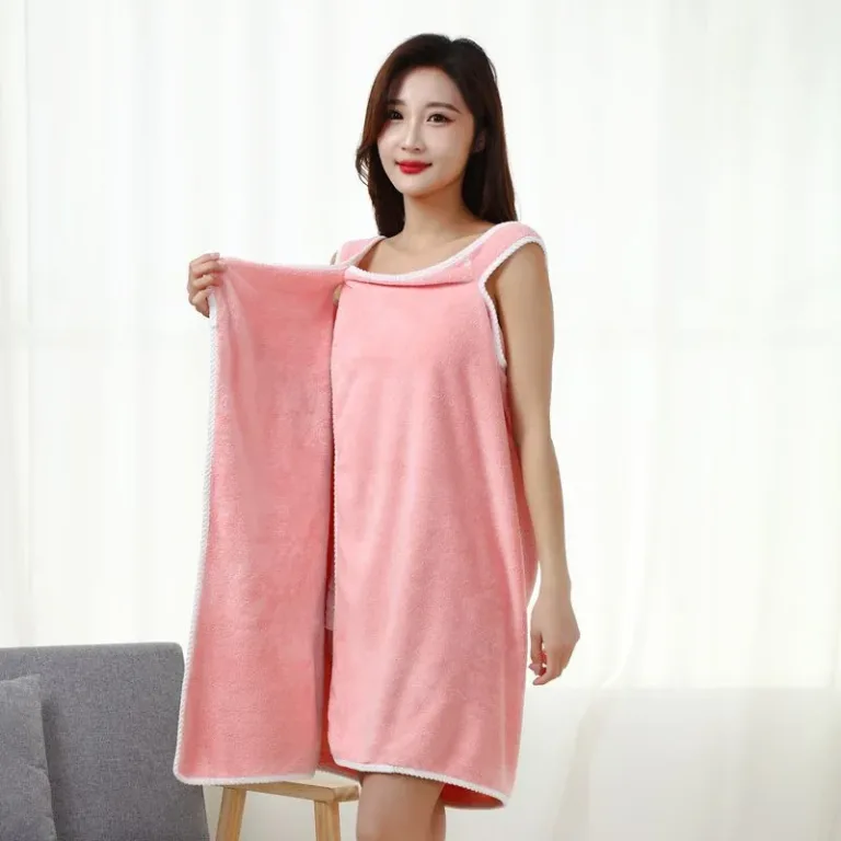 Jupe de bain en polaire corail épaisse pour femme