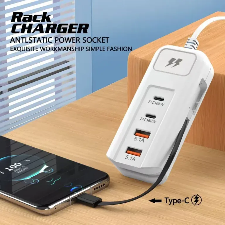 Multiprise 4 ports USB pour téléphone portable