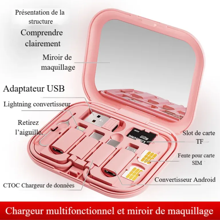 Boîte de rangement multifonctionnelle