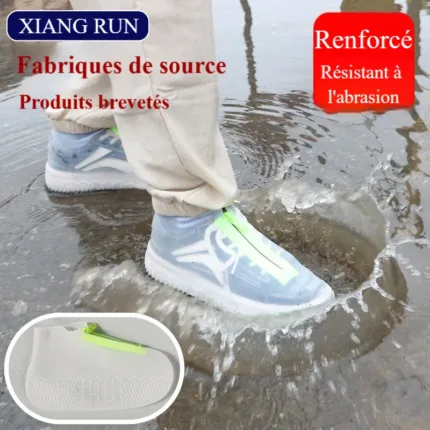Couvre-chaussures en silicone imperméables
