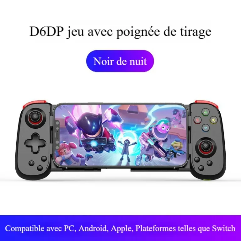 Nouveau poignée de jeu extensible D6