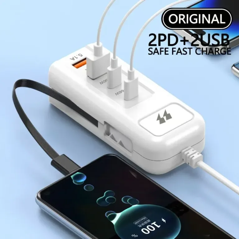 Multiprise 4 ports USB pour téléphone portable