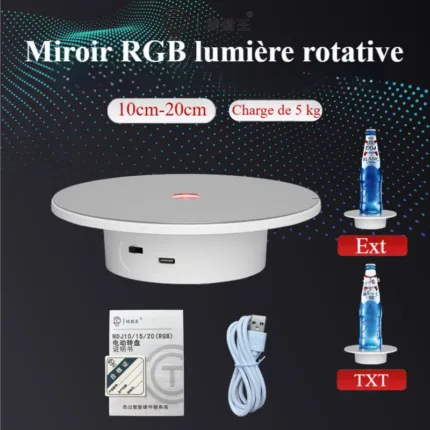 Plateau tournant King Mirror pour prise de vue