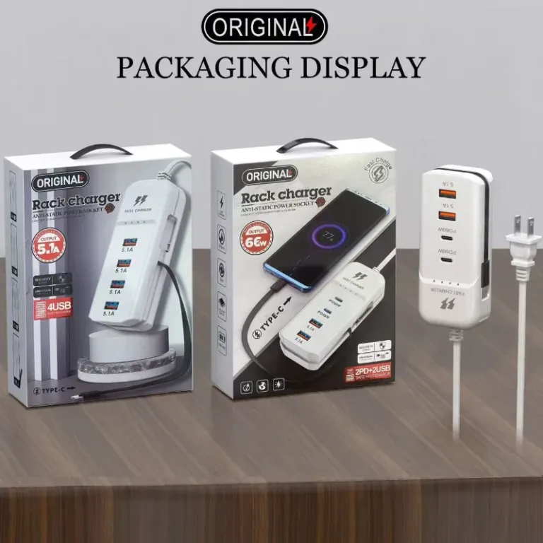 Multiprise 4 ports USB pour téléphone portable