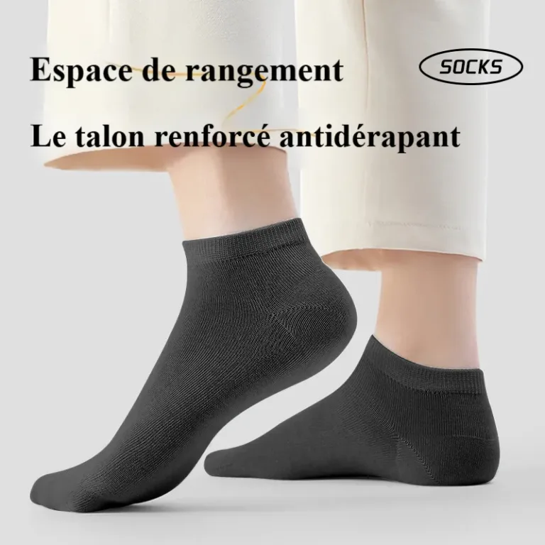 Chaussettes jetables en coton pour hommes et femmes