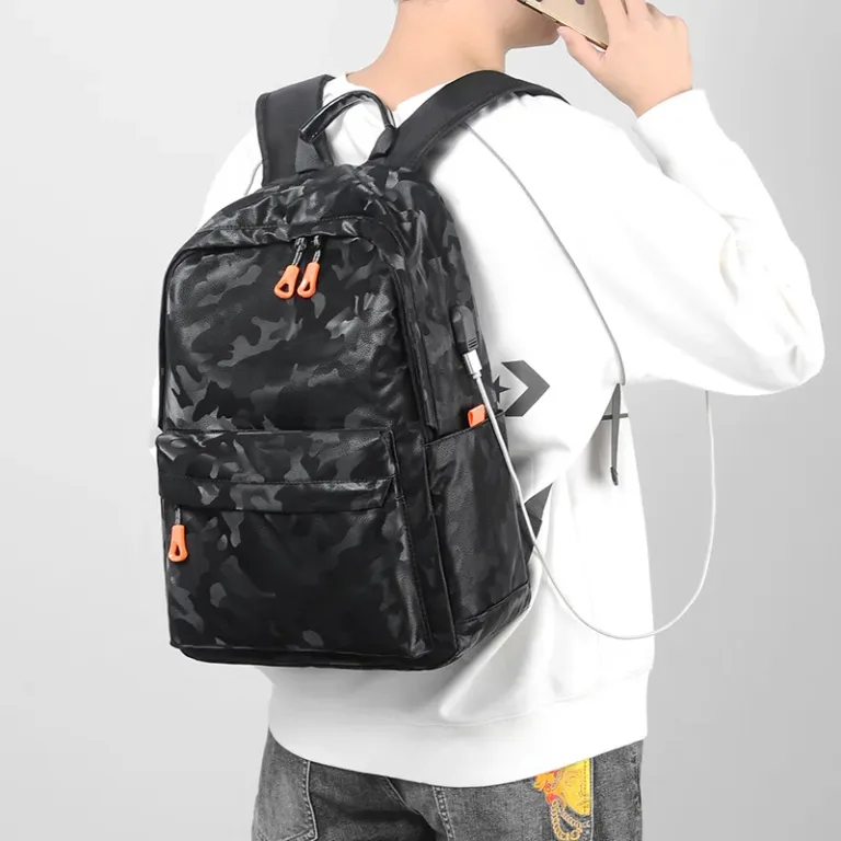 Sac à dos en cuir imperméable
