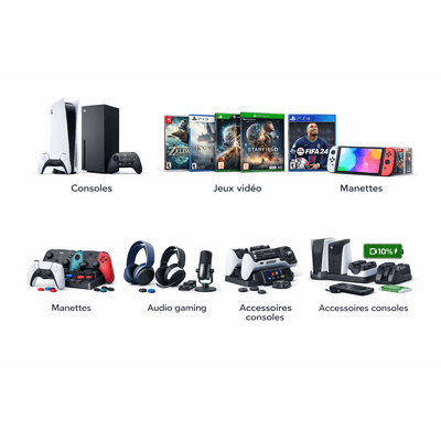 Consoles et accessoires de jeux