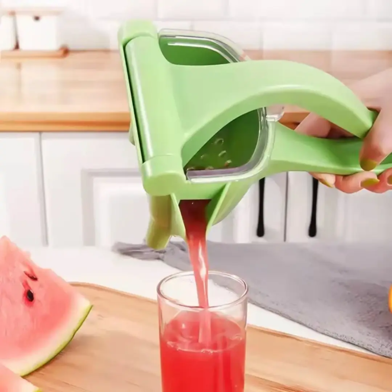 Presse-fruits manuel avec filtre – Extracteur de jus portable (anti-pépins)