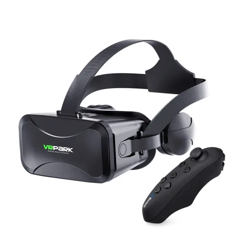 Casque Réalité Virtuelle VRPARK avec Télécommande Bluetooth