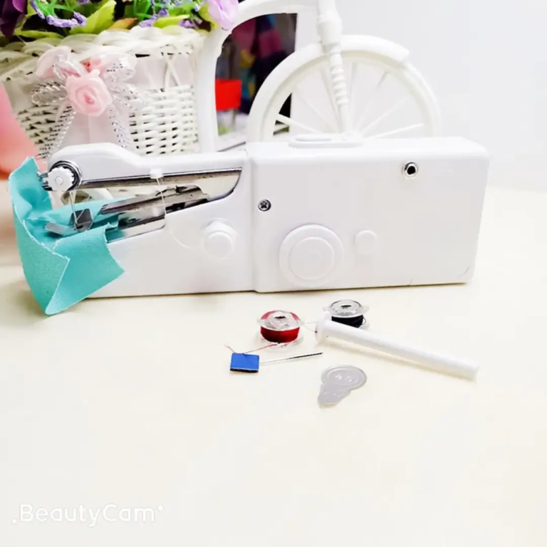Mini Machine à Coudre Portative (à main) + Kit couture complet