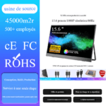 S156FA 15,6 pouces 1080P modèle de support en alliage d’aluminium