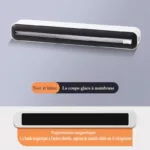 Cutter noir et blanc (magnétique)