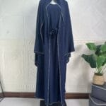 Bleu foncé avec turban