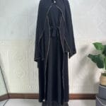 Finitions marron noir avec turban