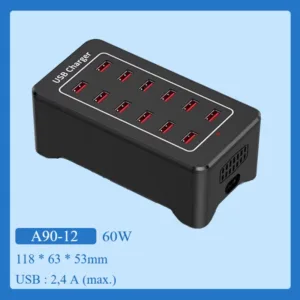 【Chargeur USB 12 ports】