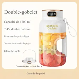 Blanc - Tasse simple avec double couvercle