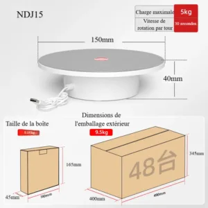 Miroir 15 cm (RVB) - charge 5 kg